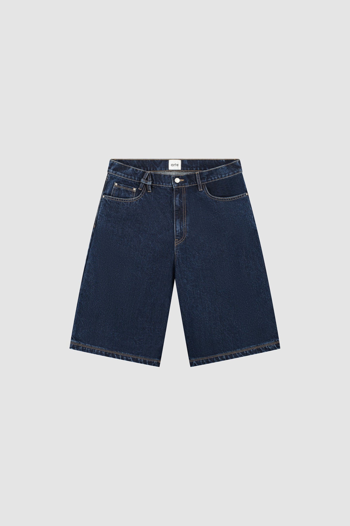 Short avec ceinture - Dark Wash