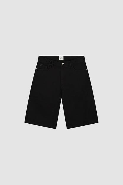 Short avec ceinture - Noir