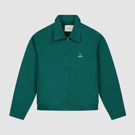 Veste avec logo en forme de cœur - Vert