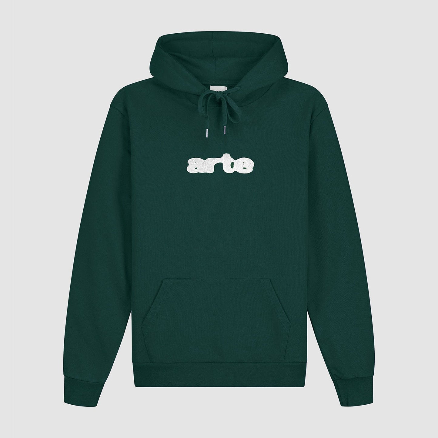 Sweat à capuche avec logo brodé - Vert