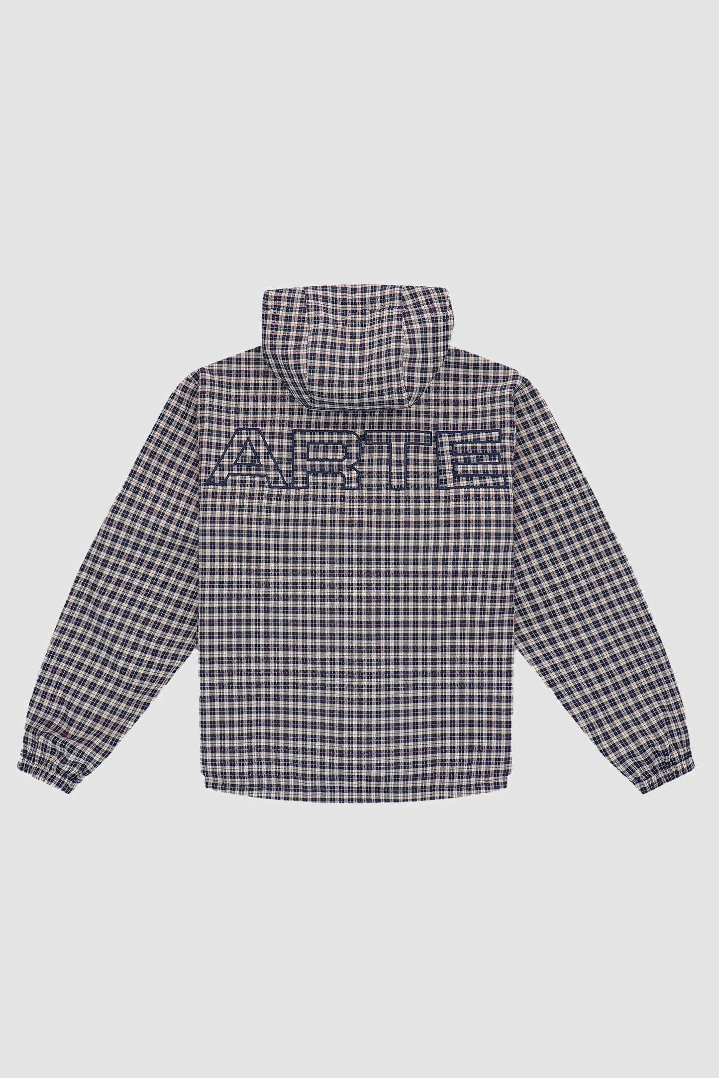Veste technique réversible à carreaux - Navy/Plaid