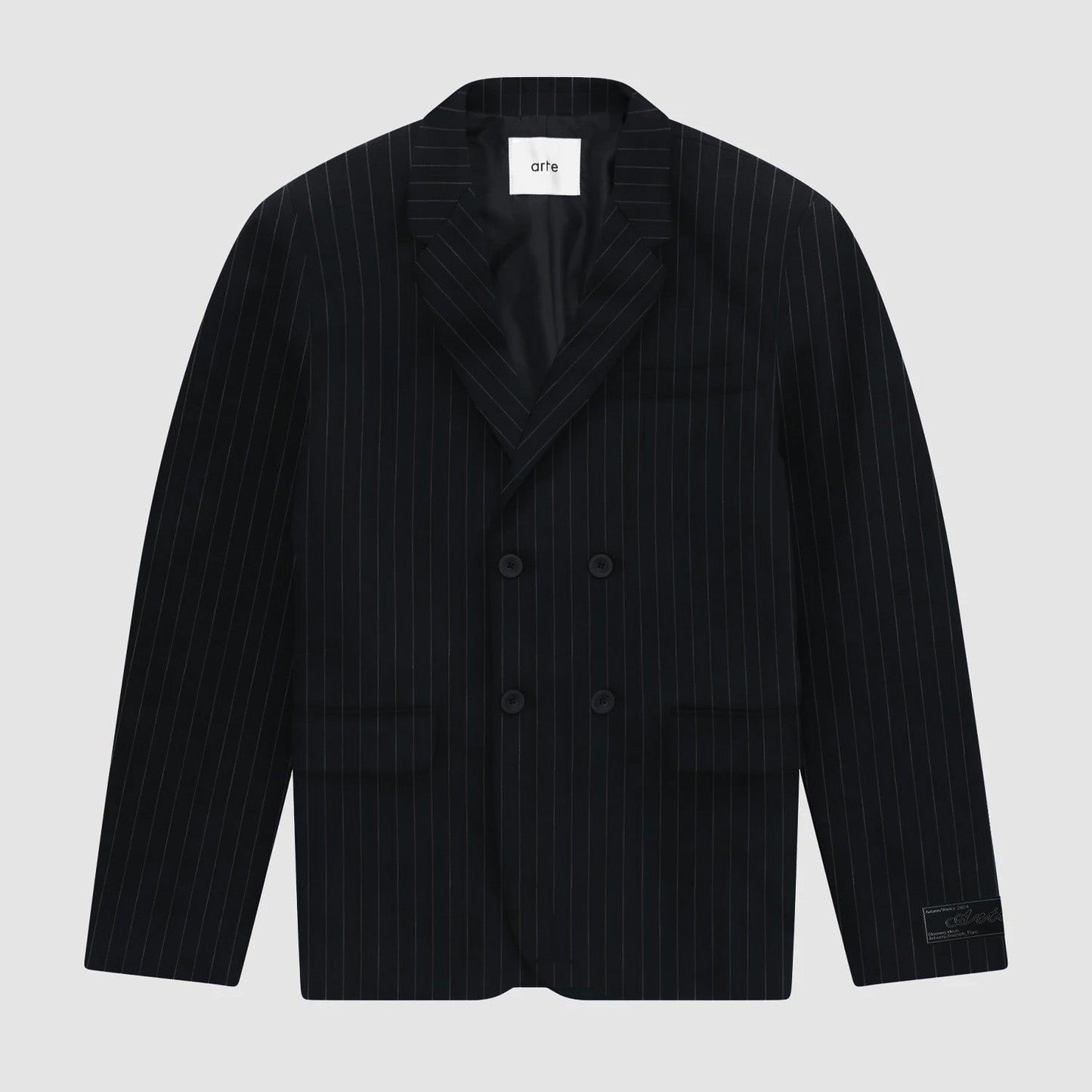 Blazer rayé - Marine