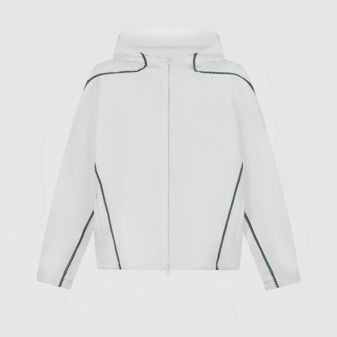 Arte for adidas Z.N.E. Jacket - White/Better Scarlet