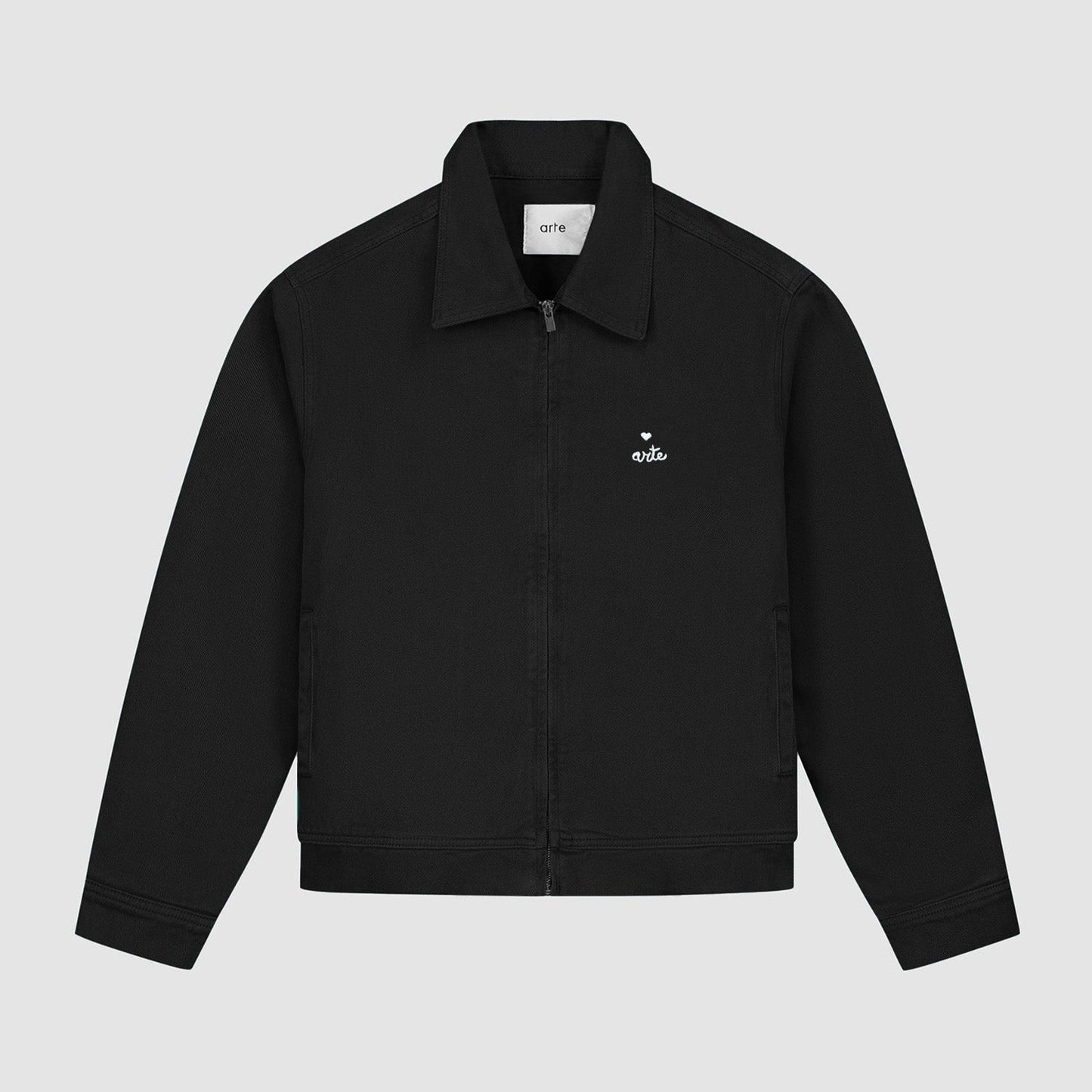 Veste avec logo en forme de cœur - Noir